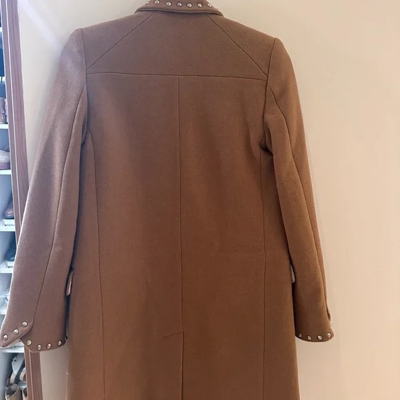 New Zadig wool blend over coat with studs - Picture 8 of 13